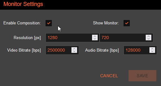 Monitor Settings