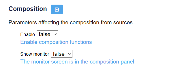 composition options