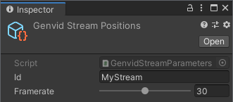 Genvid Plugin Streams inspector view