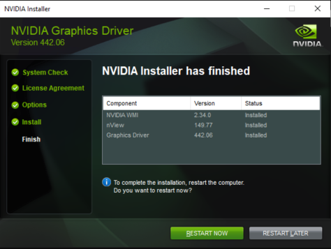 NVIDIA Driver Download and Run