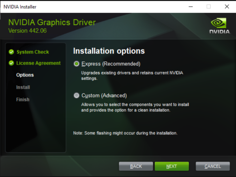 NVIDIA Driver Download and Run