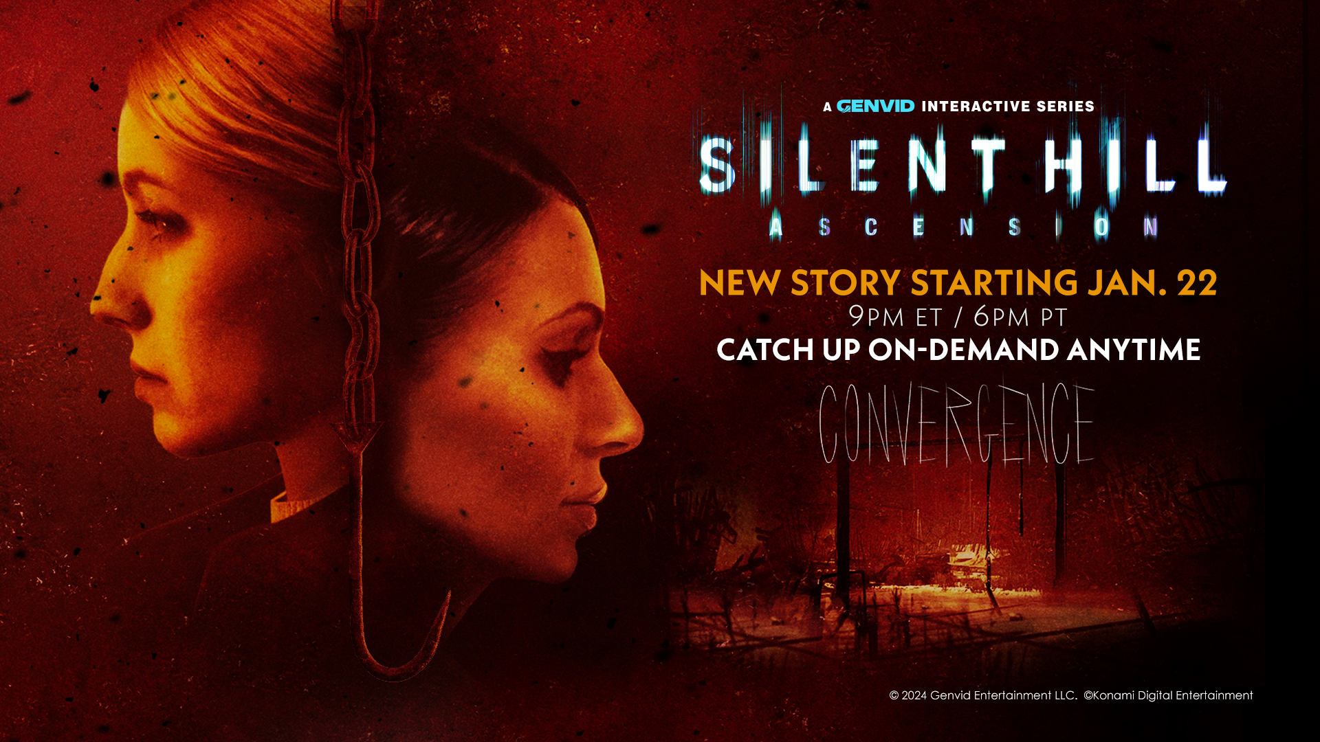 New SILENT HILL: Ascension story streaming weekdays starting Jan 22
