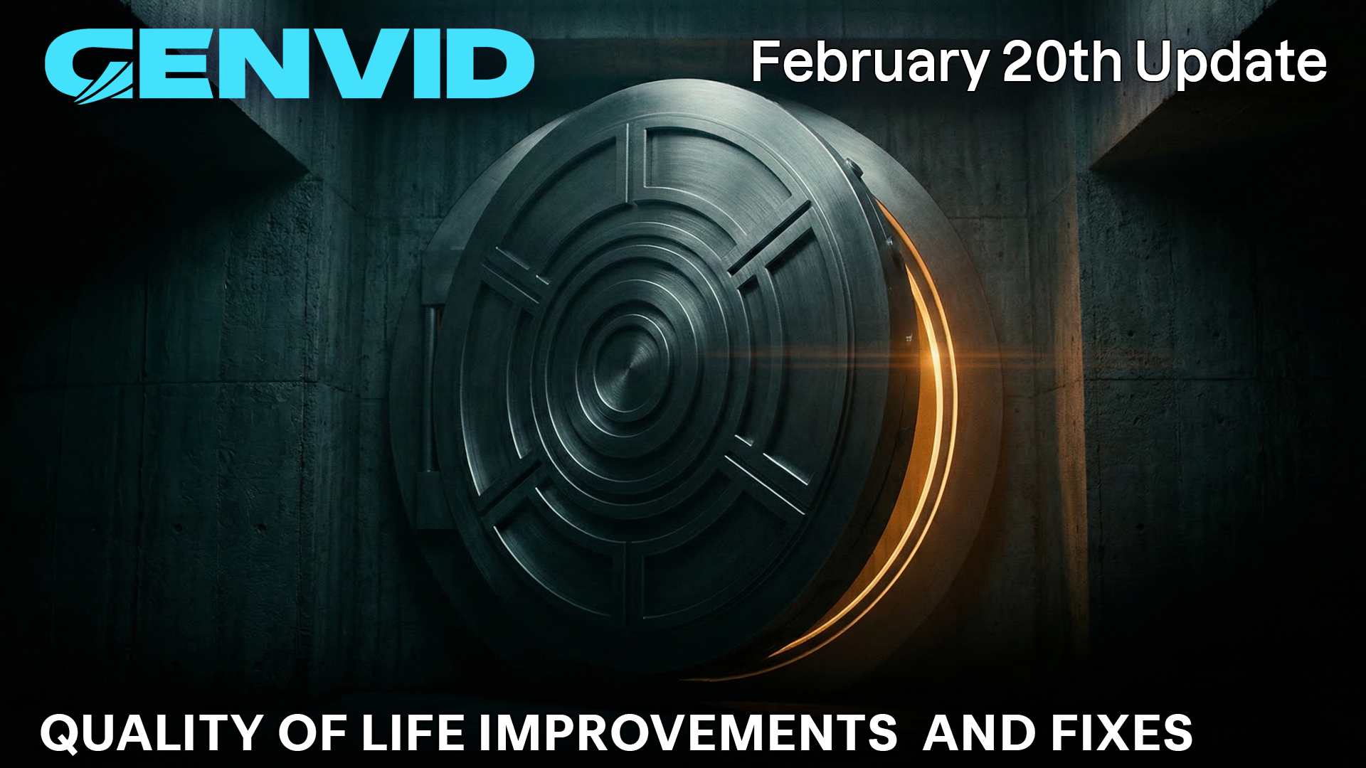 Genvid Update – February 20th, 2026