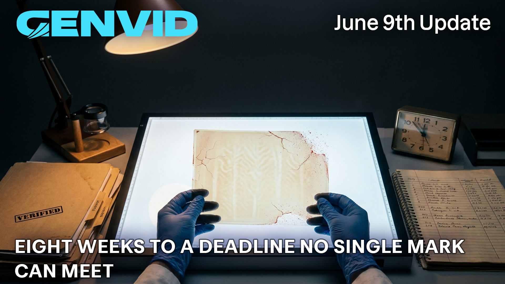 Eight Weeks to a Deadline No Single Mark Can Meet